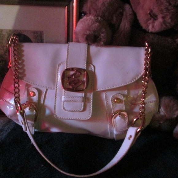 💋💞Roccawear Handbag Fabulous** White Mini Purse Clutch - Picture 1 of 6